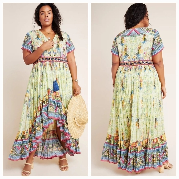 Bhanuni by Jyoti Arianna High-Low Maxi Dress size 0 NWT - Picture 5 of 14